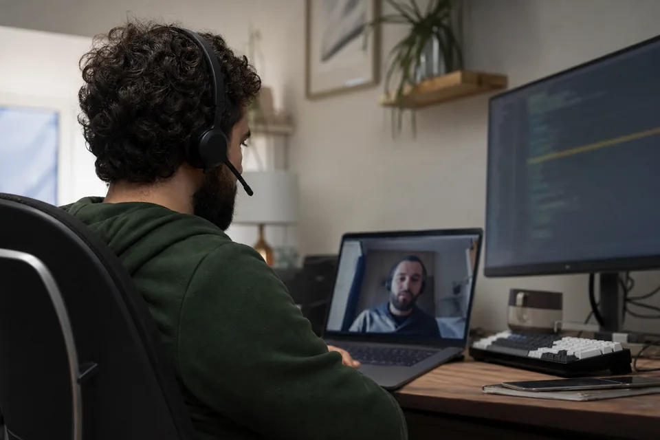 IT engineer working through a removal request at a desk with logs